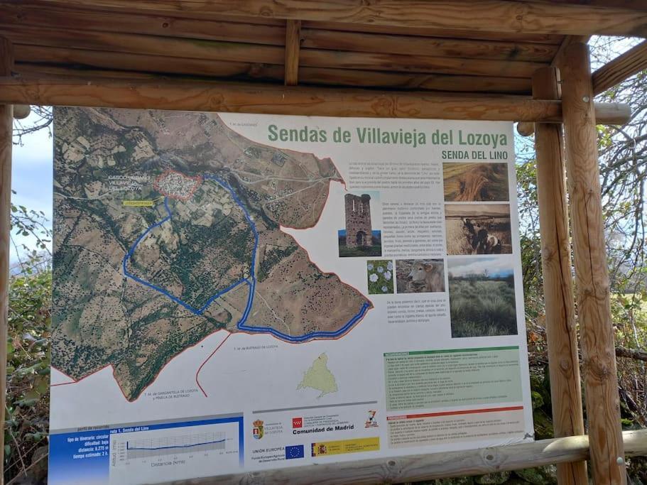 Casita Con Encanto Tranquilidad Villavieja Del Lozoya Wi-Fi En Sierra De Madrid Y A 50 Minutos De Capital Экстерьер фото